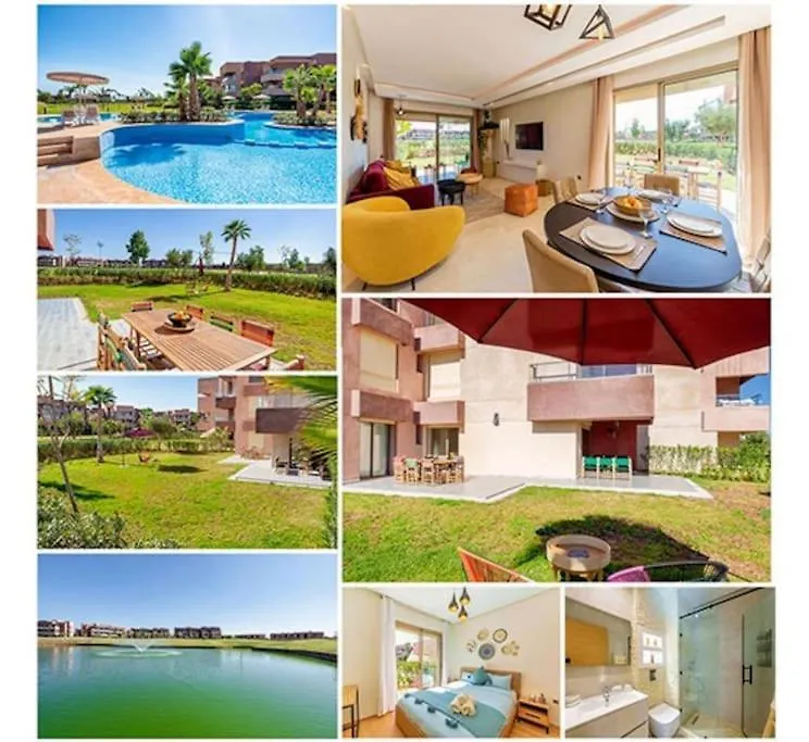 Luxurious Apartment Marrakech With Pool, Golf, Private Garden Marrakesh